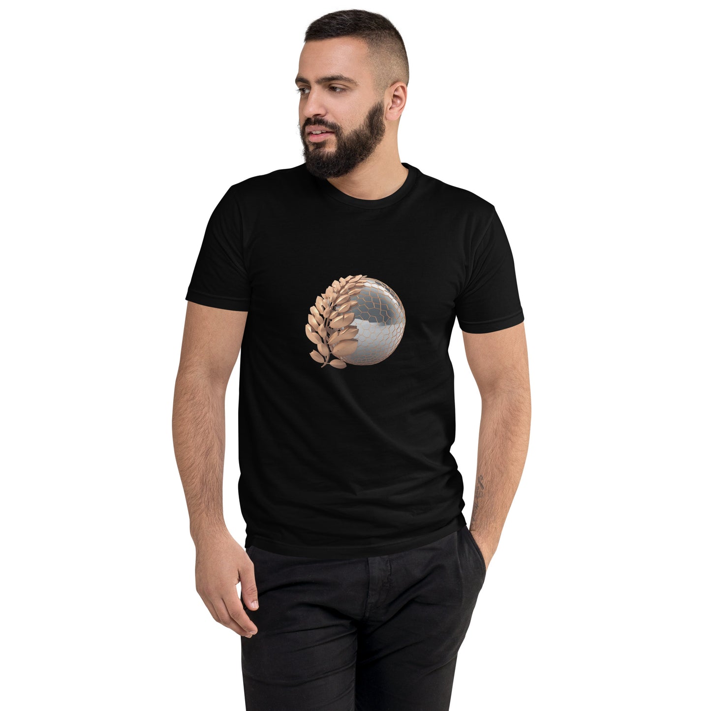 Short Sleeve Abstract Acorn T-shirt