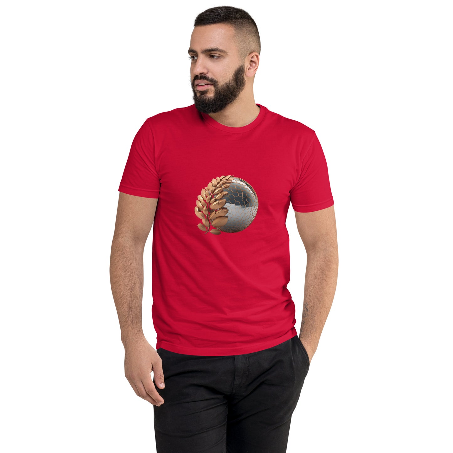 Short Sleeve Abstract Acorn T-shirt