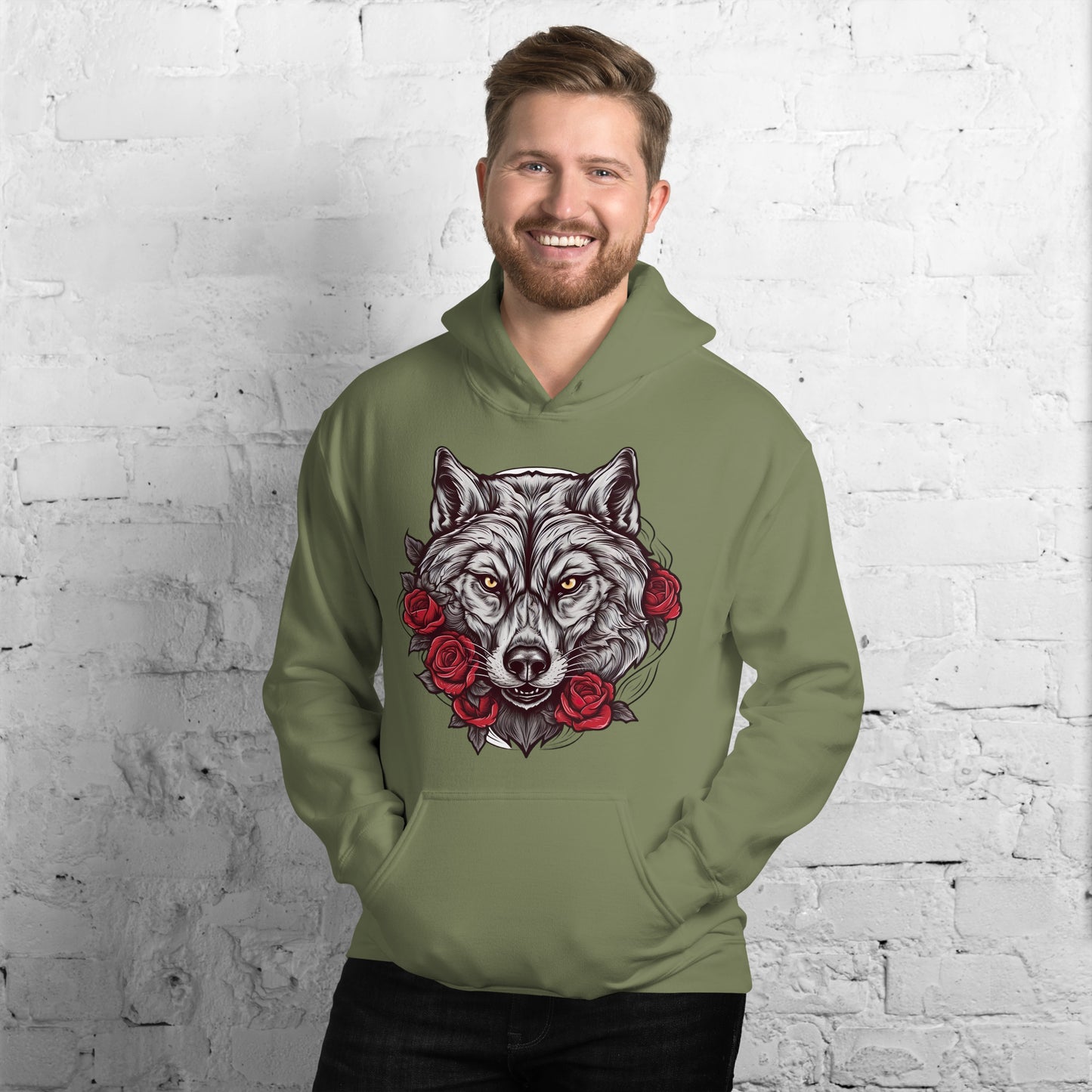 Unisex Wolf Hoodie