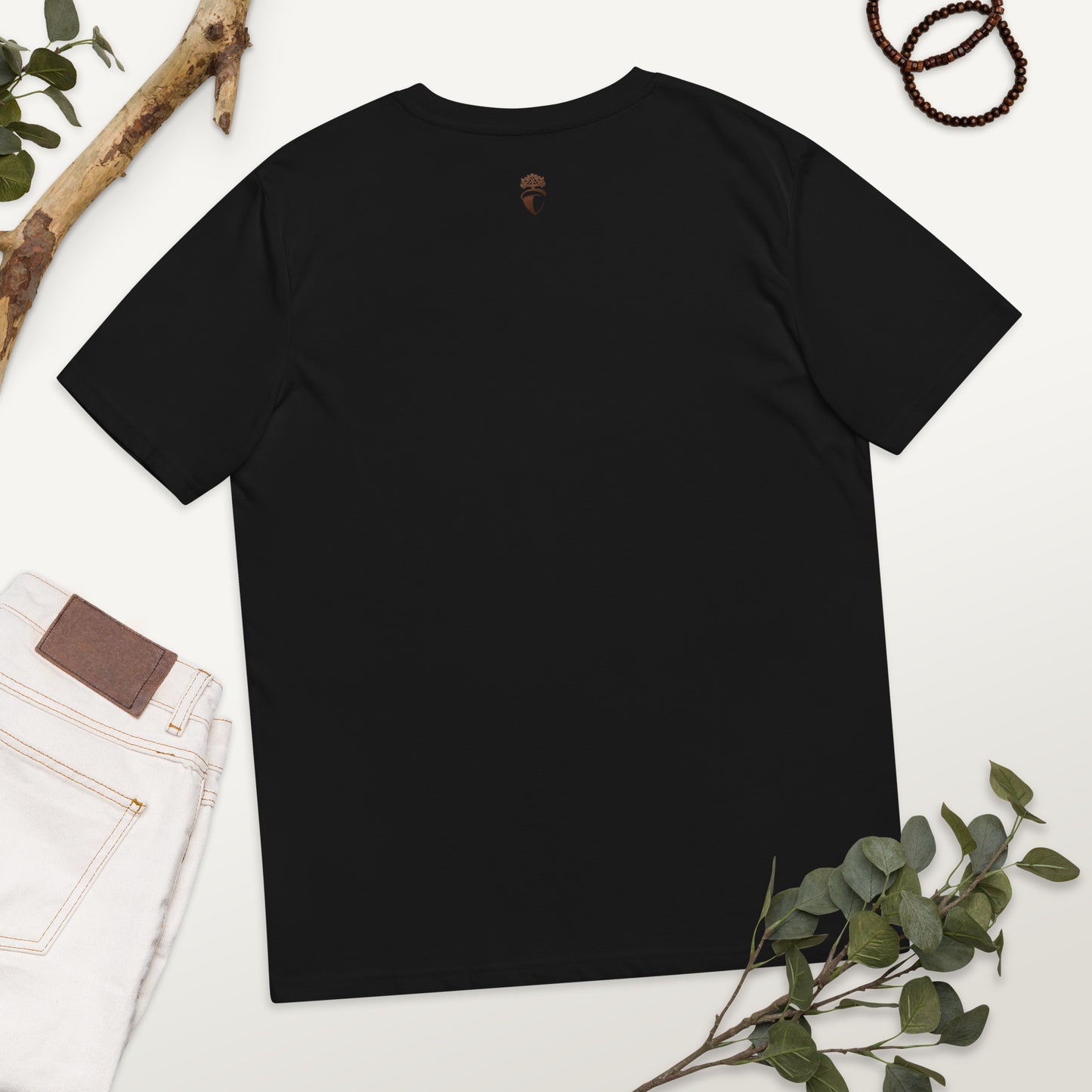 Unisex Futuristic Acorn Organic Cotton T-shirt