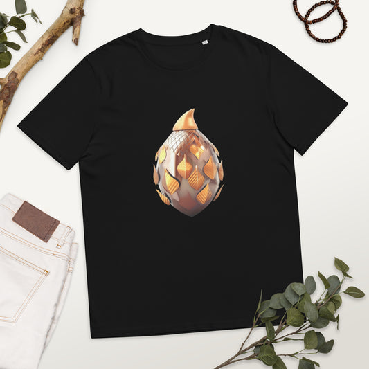 Unisex Futuristic Acorn Organic Cotton T-shirt