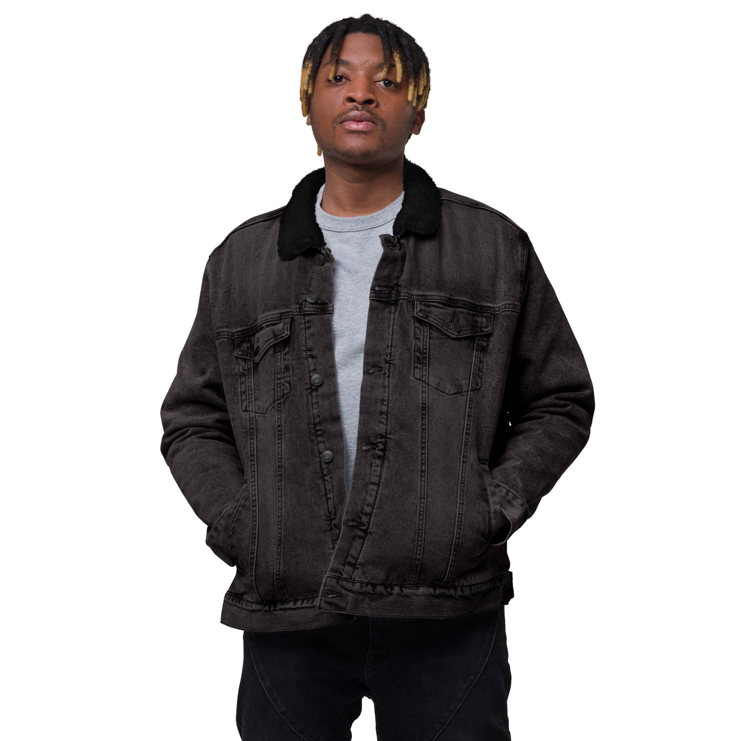 Unisex Acorn YWWP Denim Sherpa Jacket