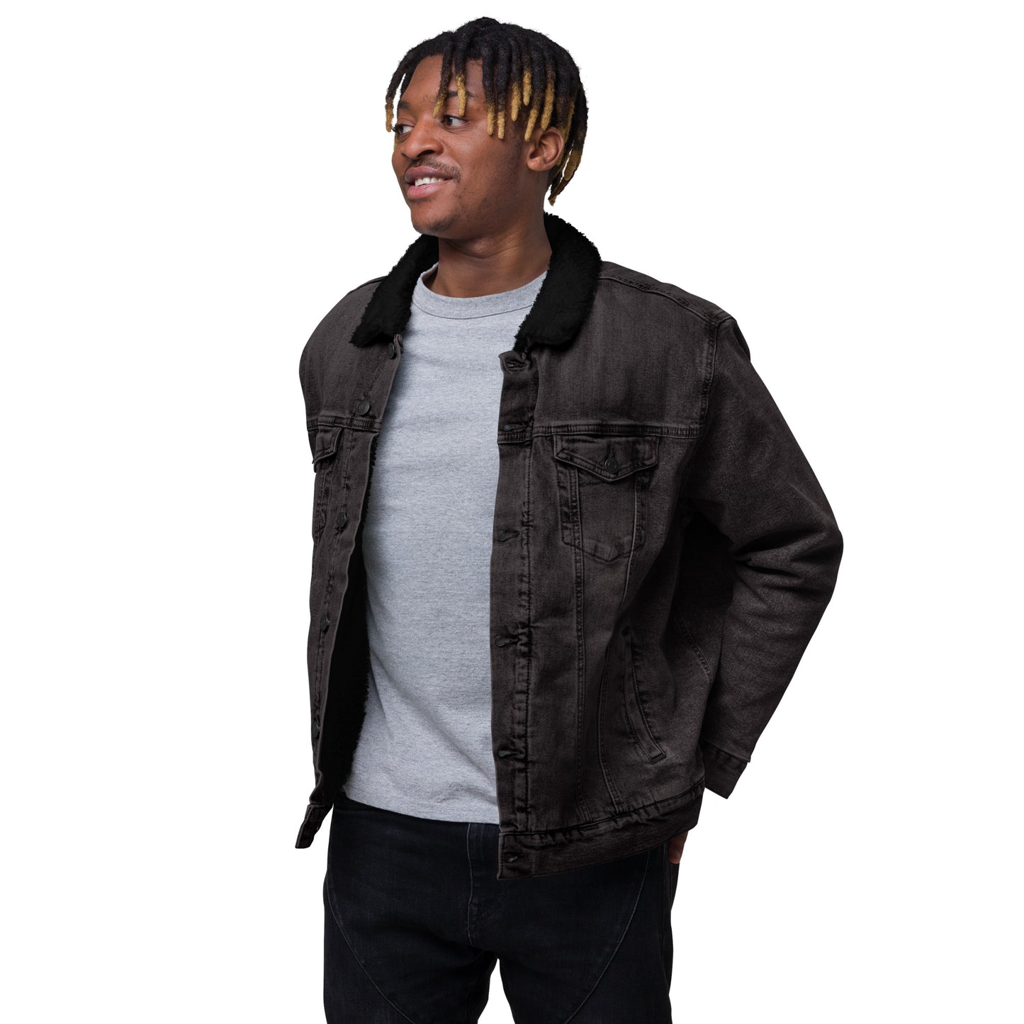 Unisex Acorn YWWP Denim Sherpa Jacket