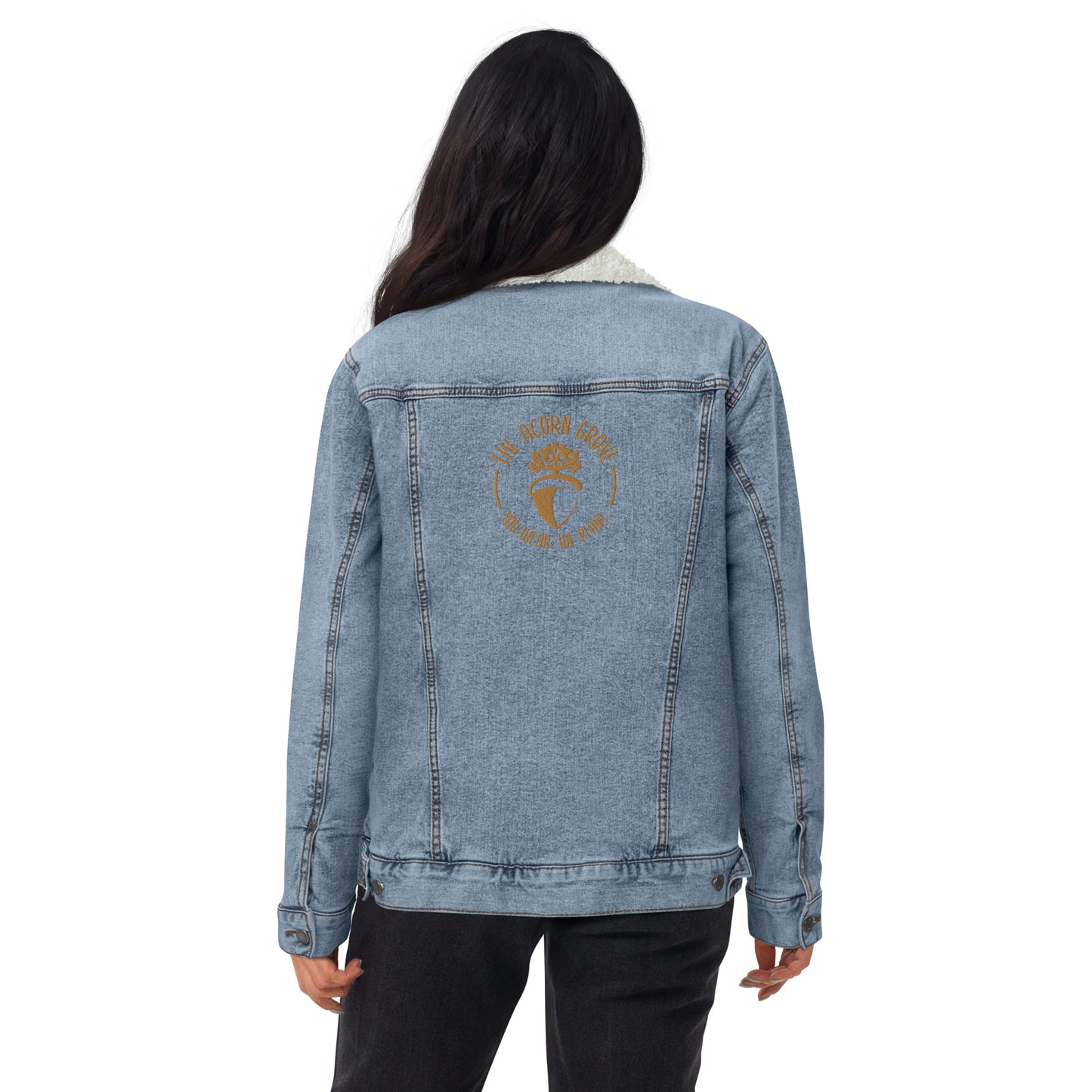 Unisex Acorn YWWP Denim Sherpa Jacket