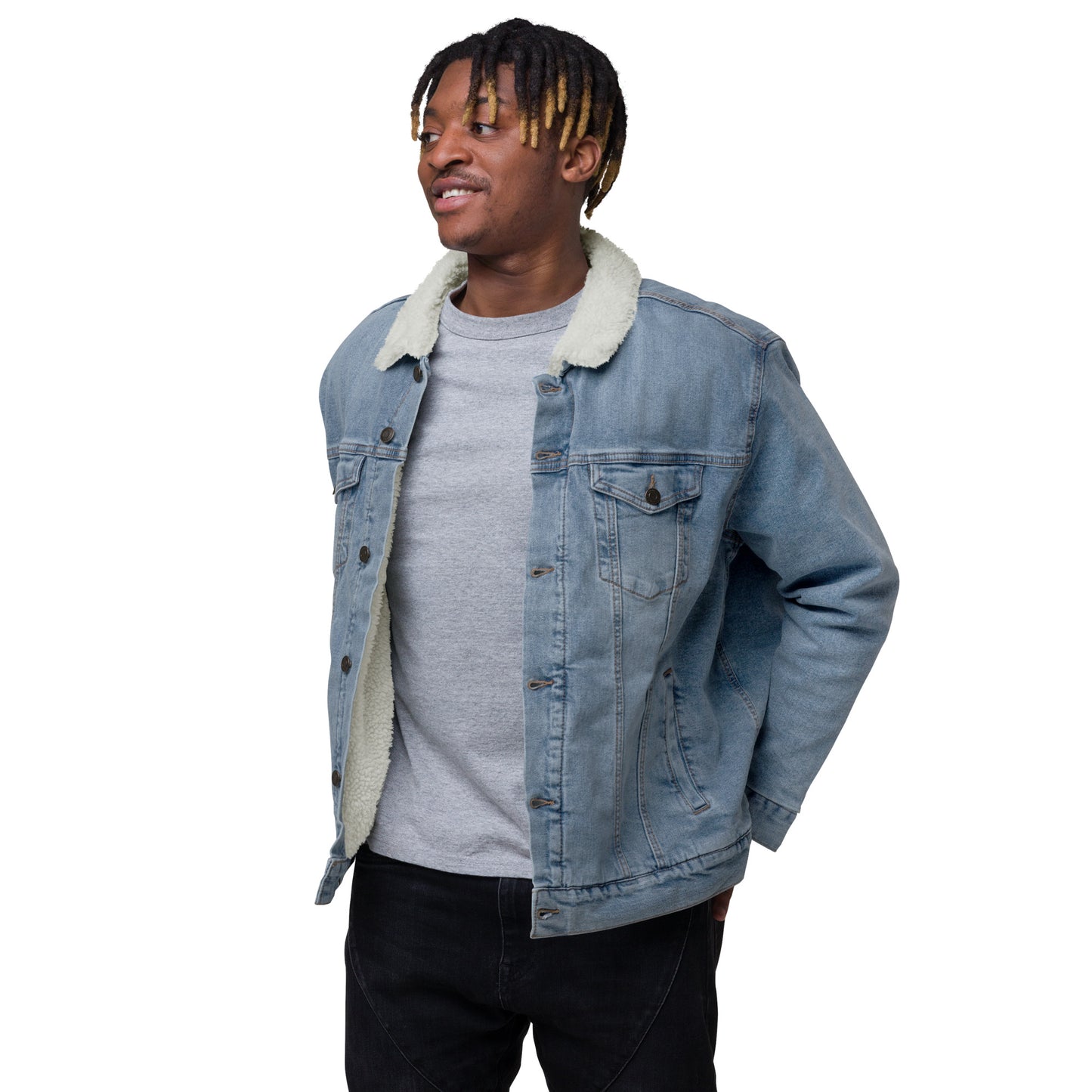 Unisex Acorn YWWP Denim Sherpa Jacket